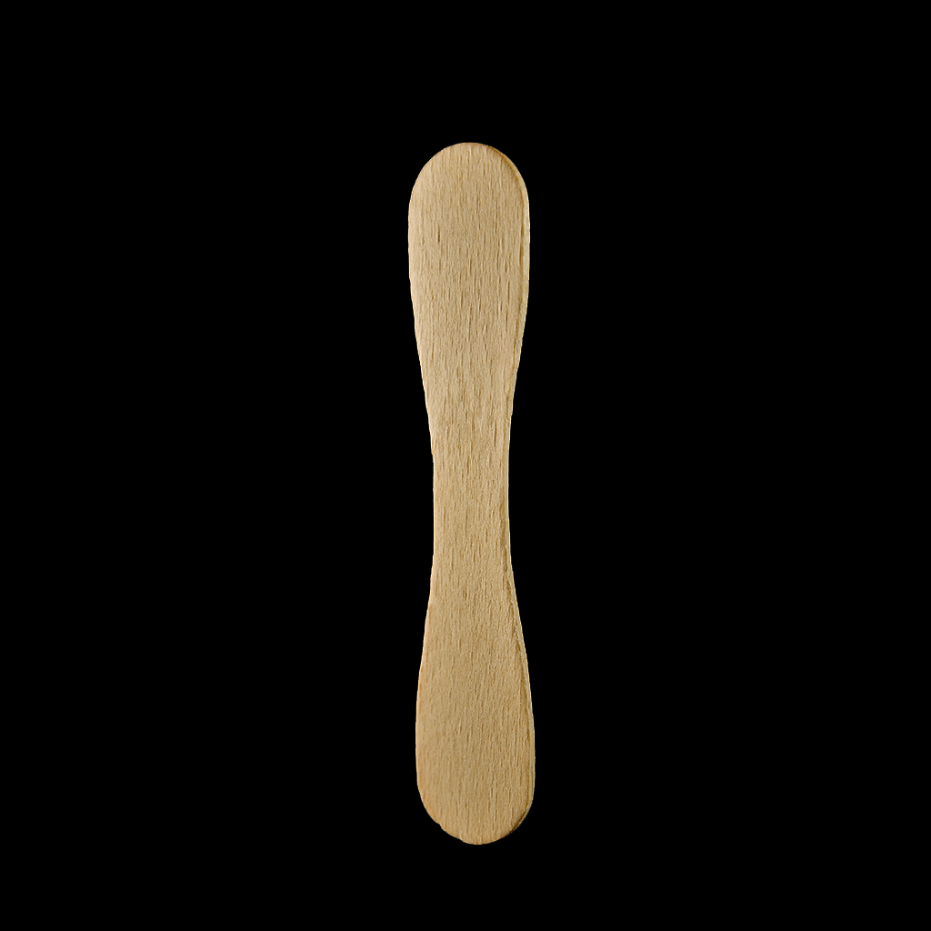 Petite cuillère à glace en bois 9.3 cm - pack de 100 unités